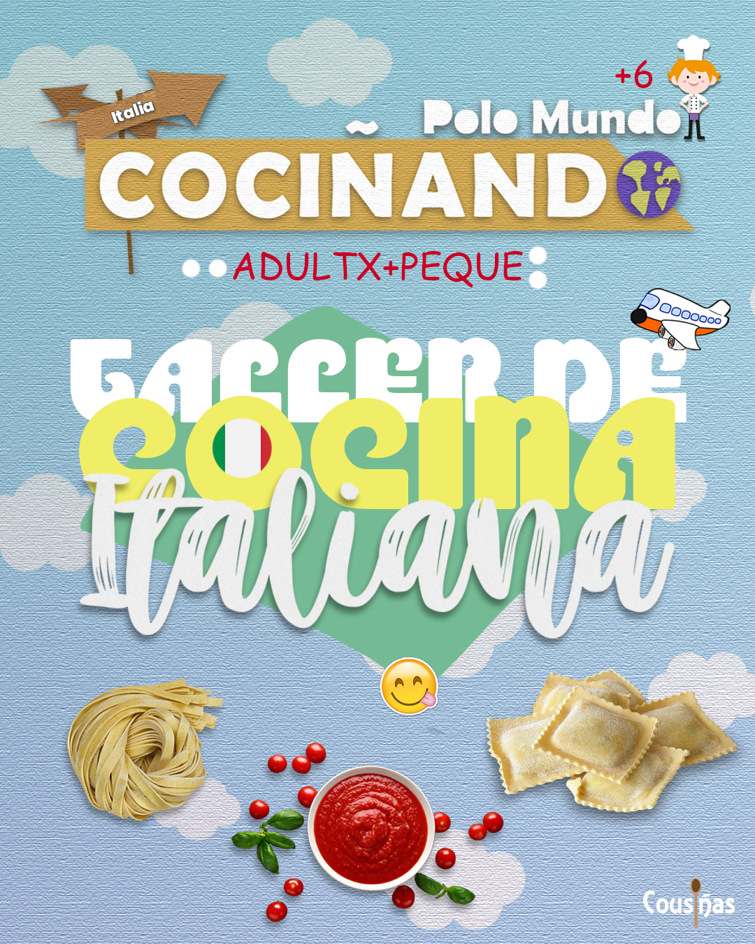 Taller familiar de cocina en Pontevedra