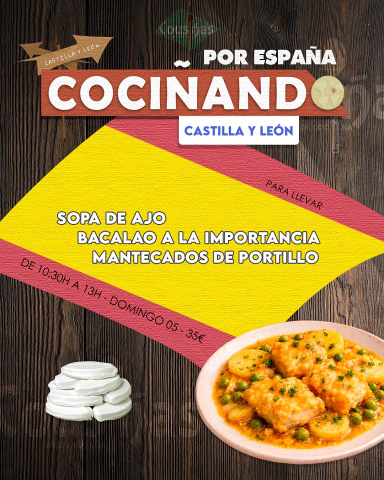 Taller de cocina española en Pontevedra