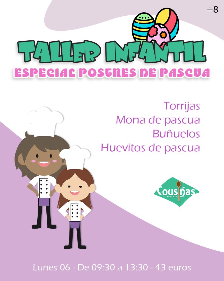 taller de cocina infantil en Pontevedra