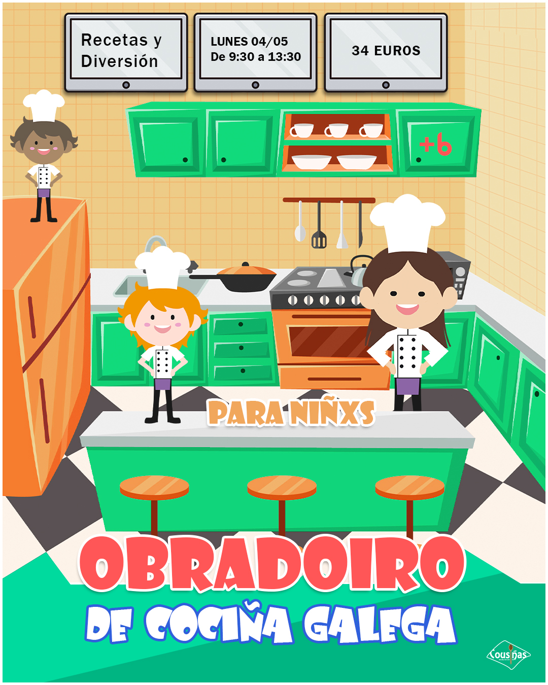 Obradoiro de cociña galega en Pontevedra