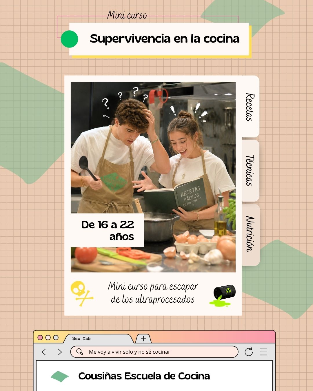 curso báscio de cocina Curso de cocina en Pontevedra, Galicia.