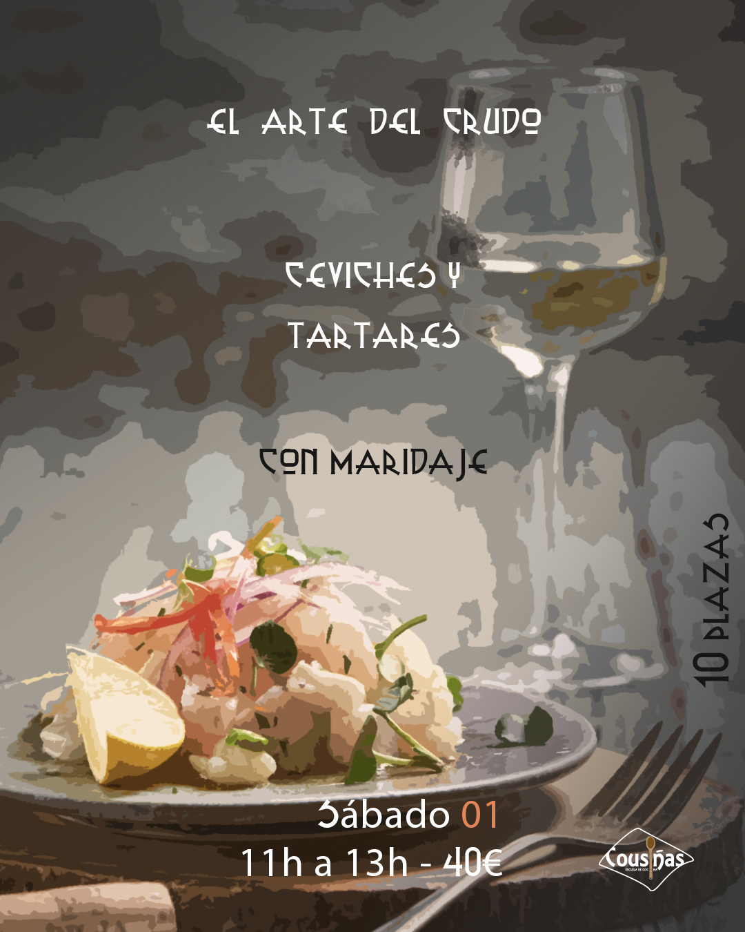 Taller de cocina en Pontevedra, Galicia